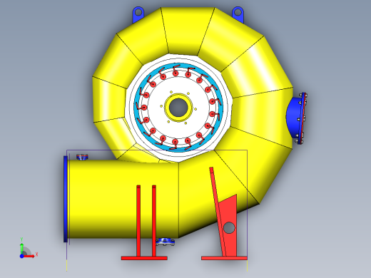 混流式水轮机前视缩略图