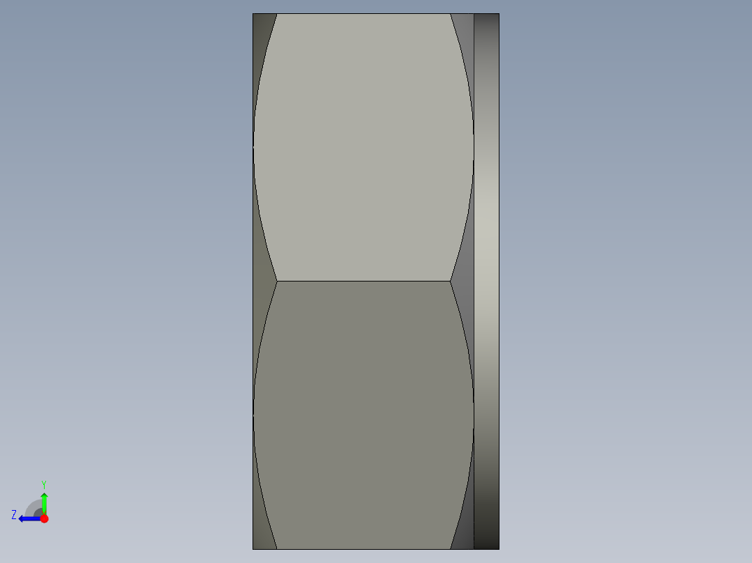 卡套式工业通用硬管接头24_bu-s右视图