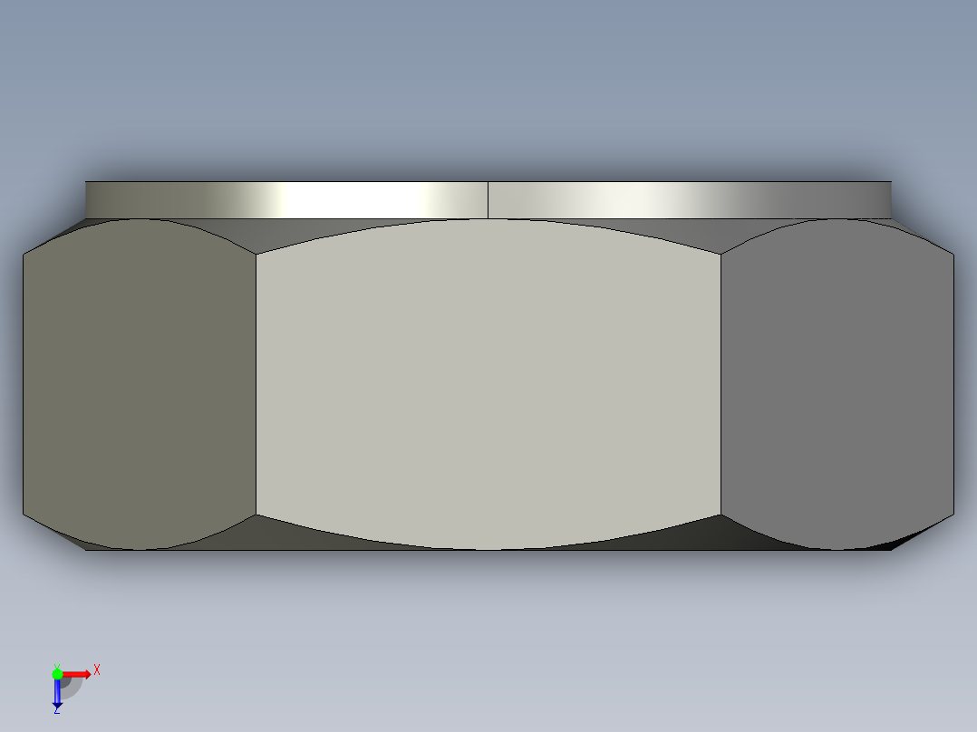 卡套式工业通用硬管接头24_bu-s俯视图