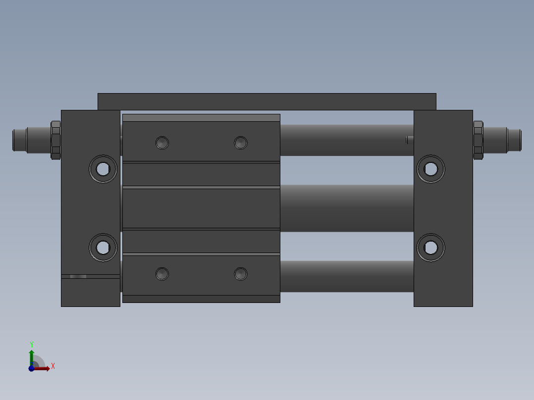 无杆气缸RMTL16X75S前视图