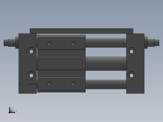无杆气缸RMTL16X75S前视缩略图