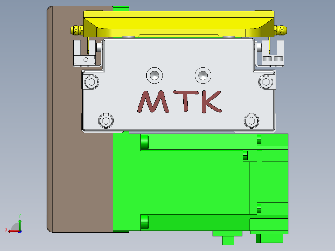 GTA内嵌同步带全封闭GTA12-RD-400W后视图