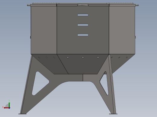 钣金烧烤架后视缩略图