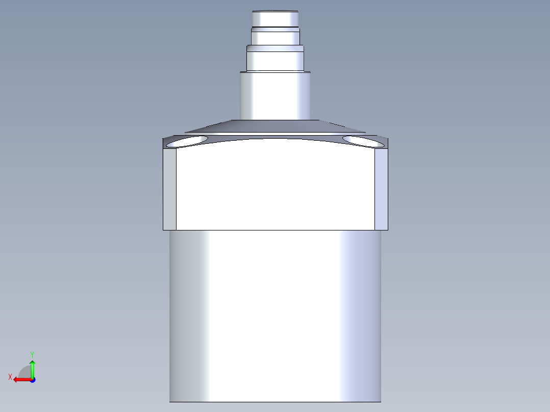 KOSMEKLC0482-CxM-E多系列多零件图纸模型后视图