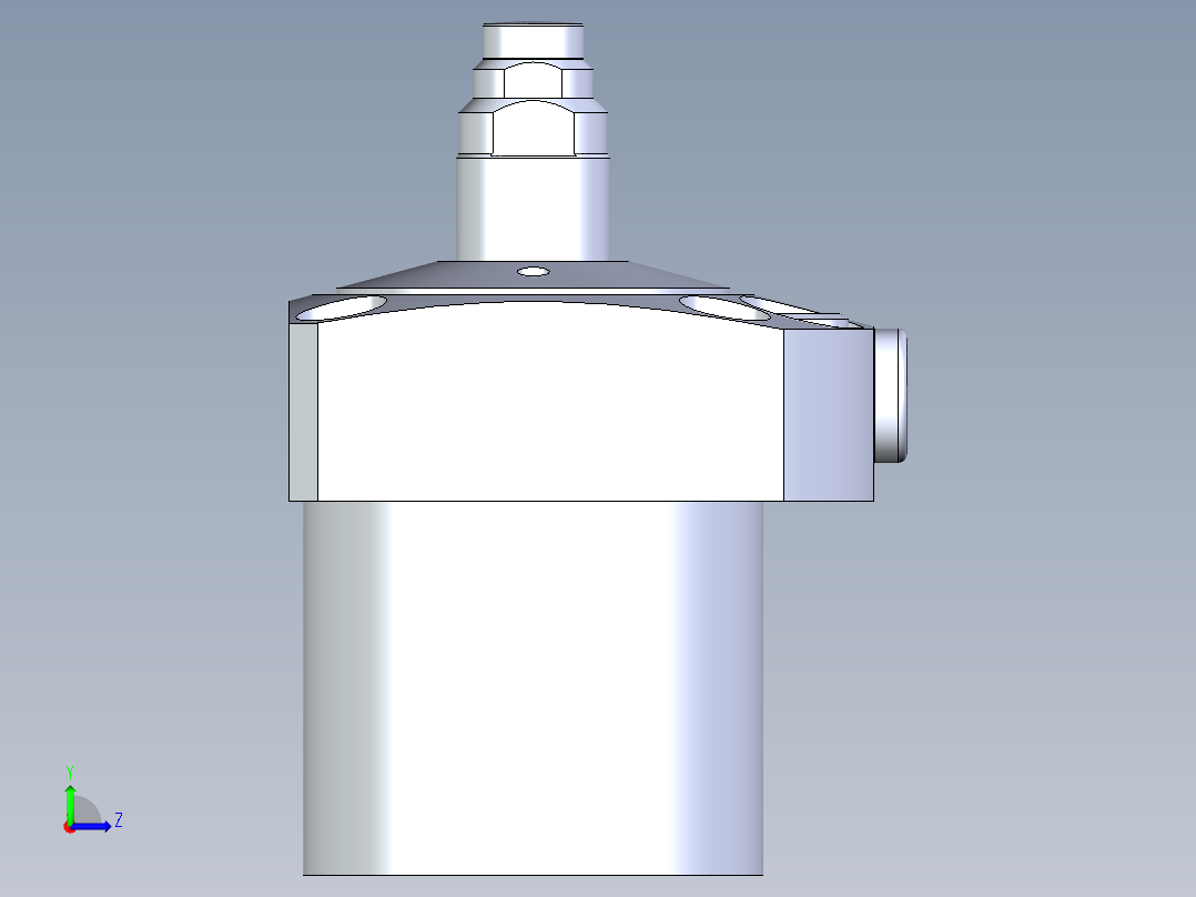 KOSMEKLC0482-CxM-E多系列多零件图纸模型左视图