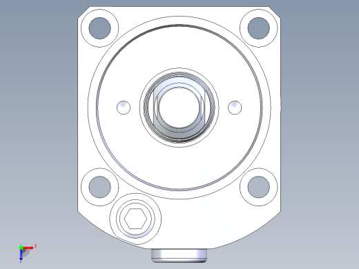 KOSMEKLC0482-CxM-E多系列多零件图纸模型俯视缩略图