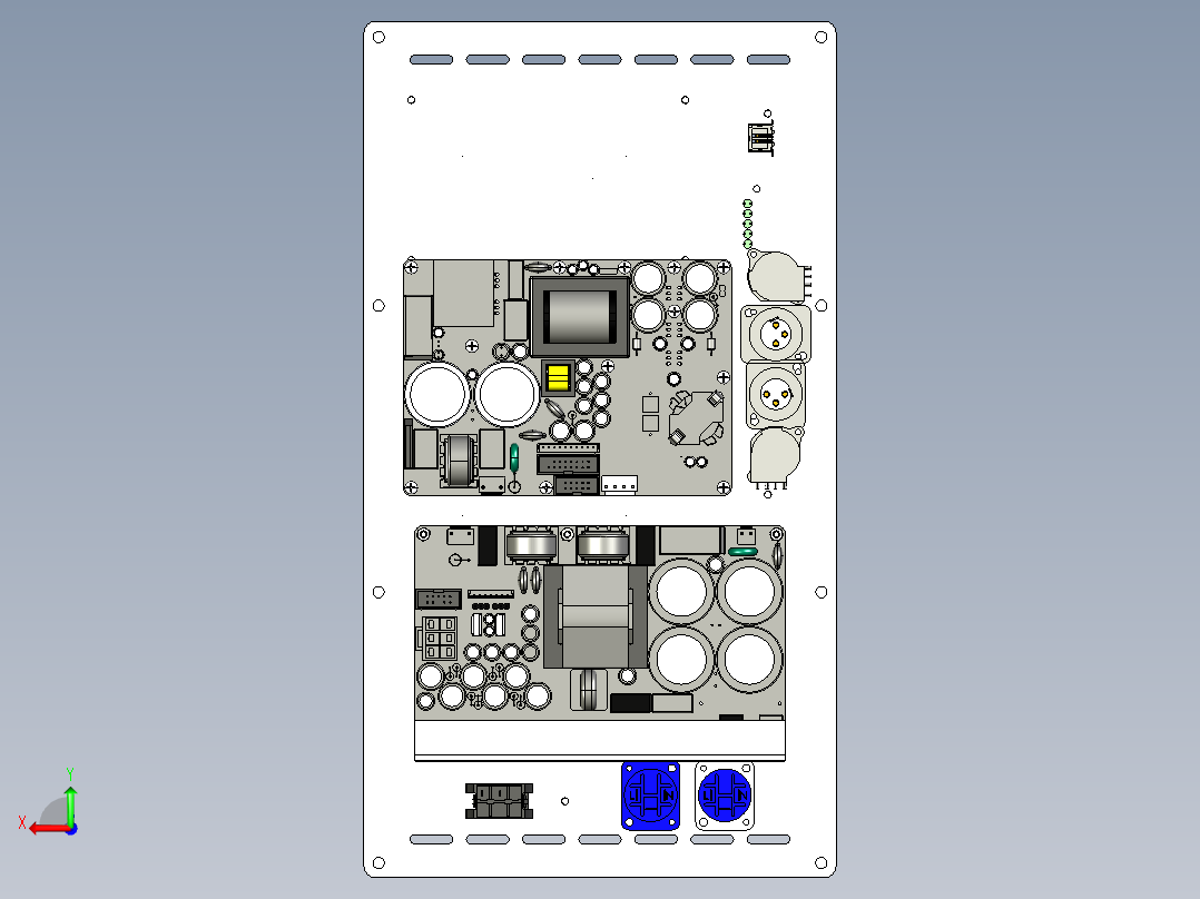 功率放大器17后视图