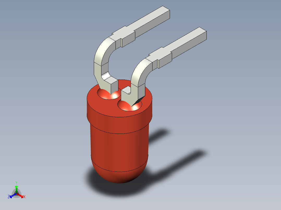 光电元件封装-L-934ID-RA主视图