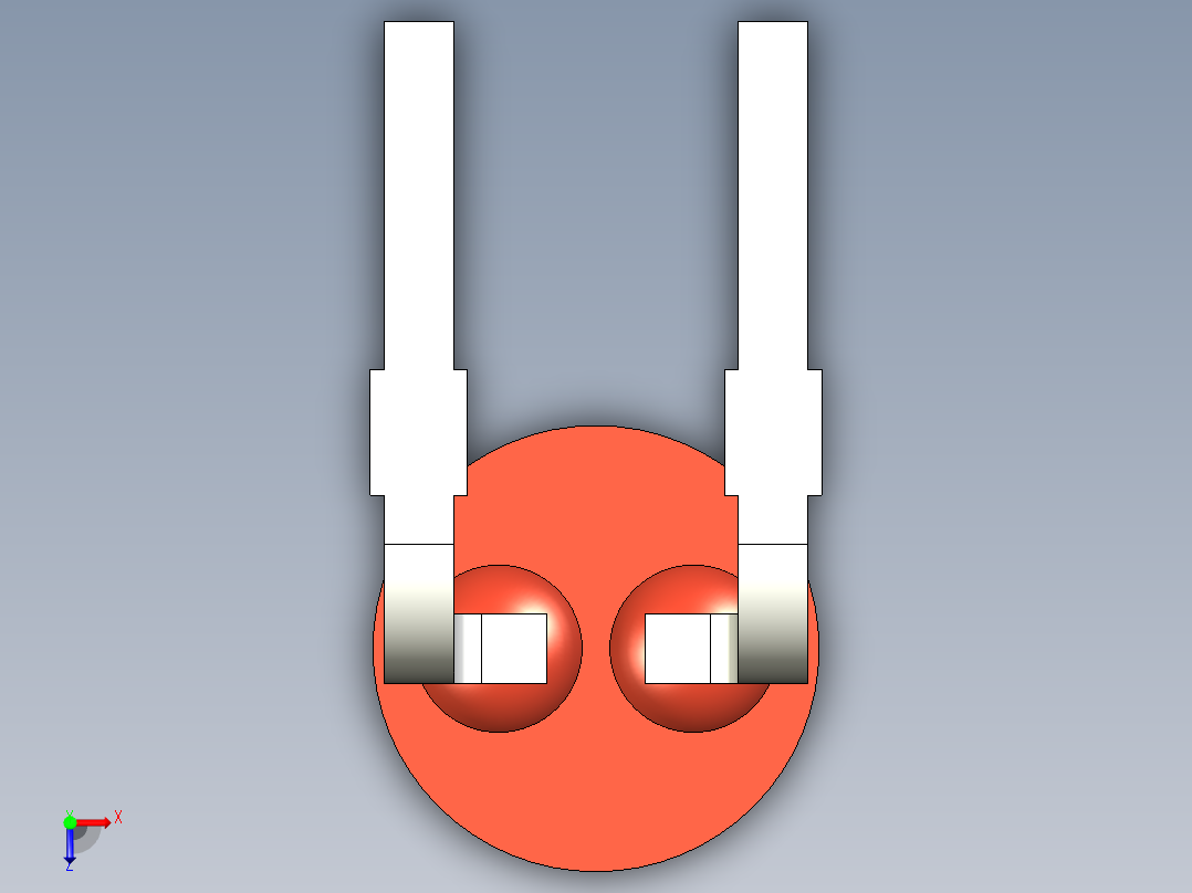 光电元件封装-L-934ID-RA俯视图