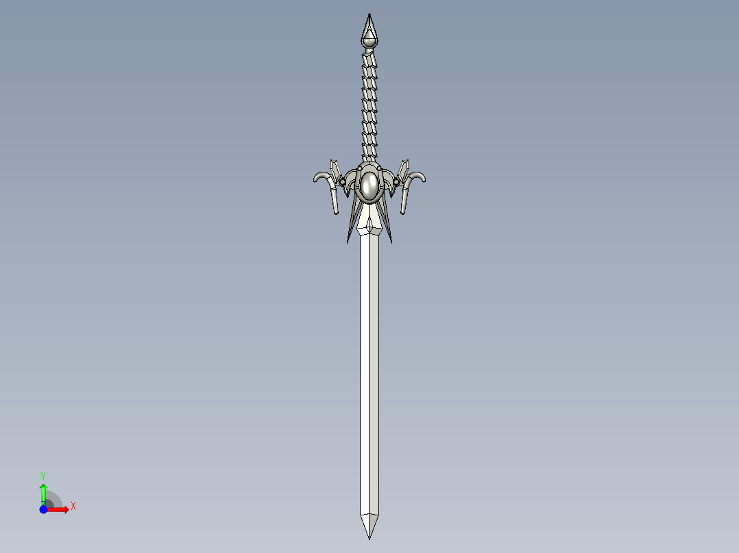 剑、宝剑(19)前视图