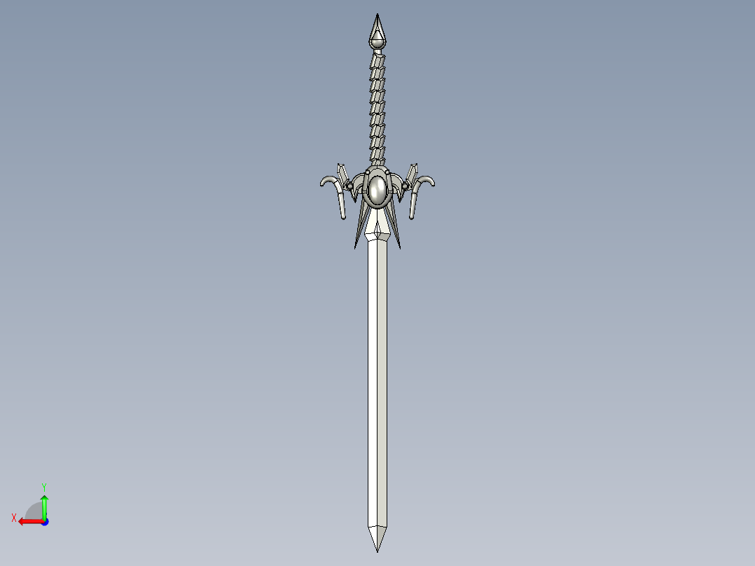 剑、宝剑(19)后视图