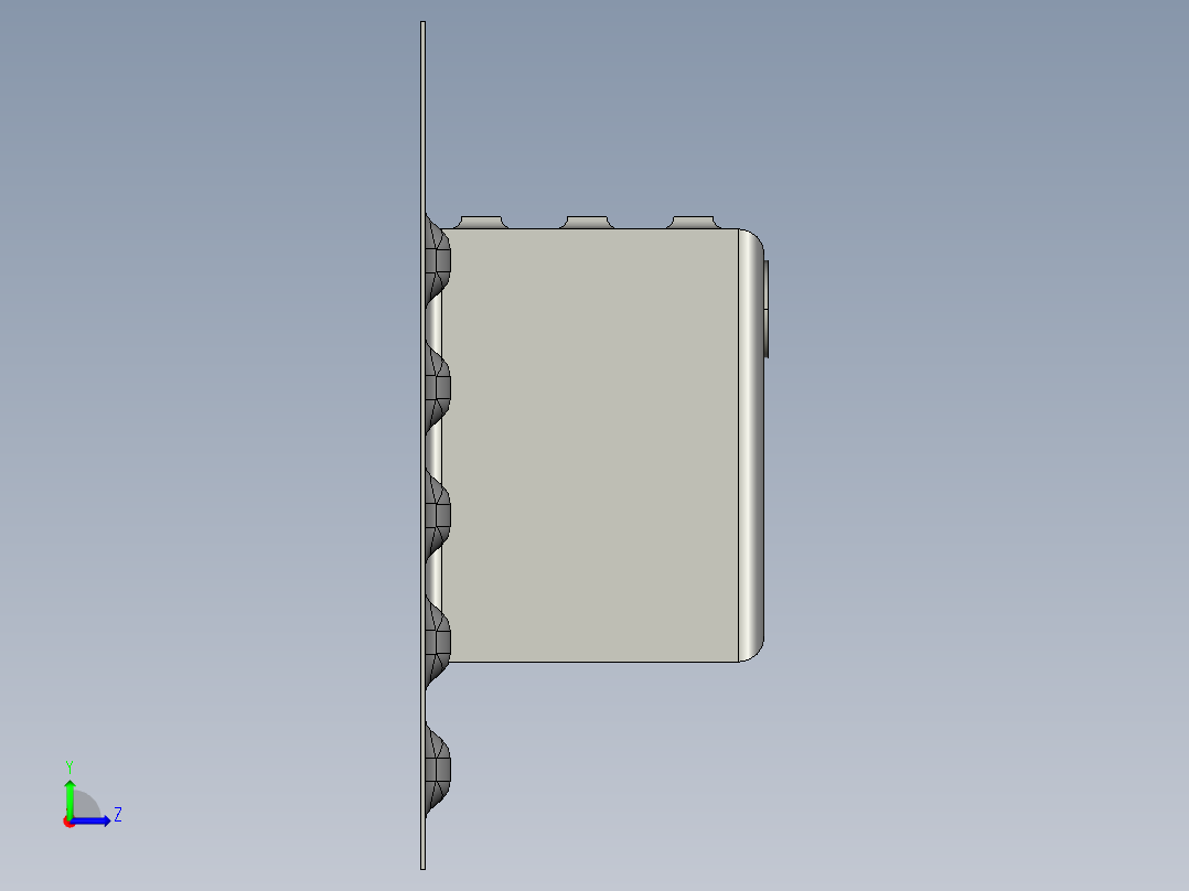 水槽、不锈钢水槽(70)左视图