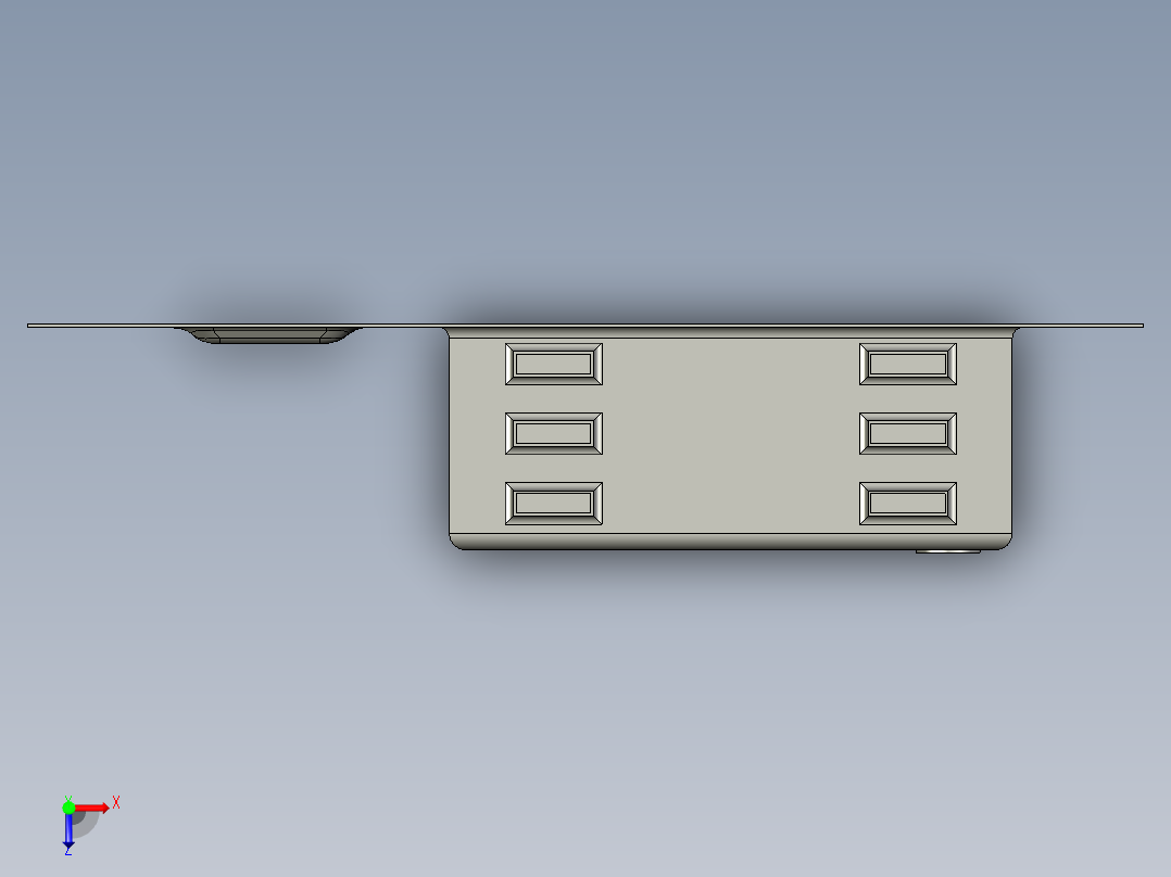 水槽、不锈钢水槽(70)俯视图
