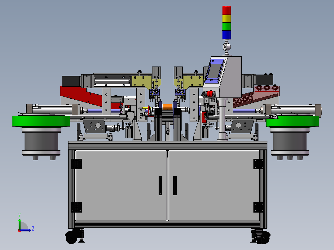 转子卡簧轴承安装机sw22可编辑左视图