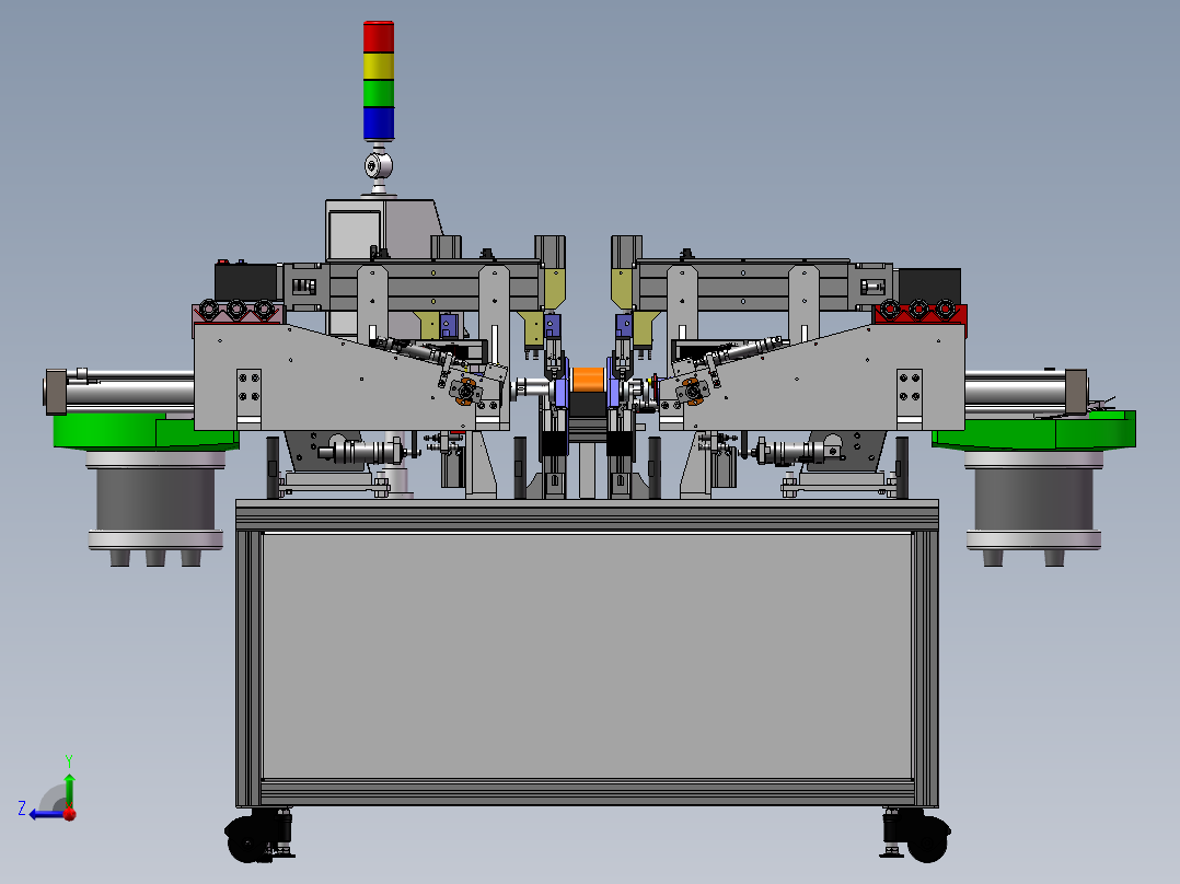 转子卡簧轴承安装机sw22可编辑右视图