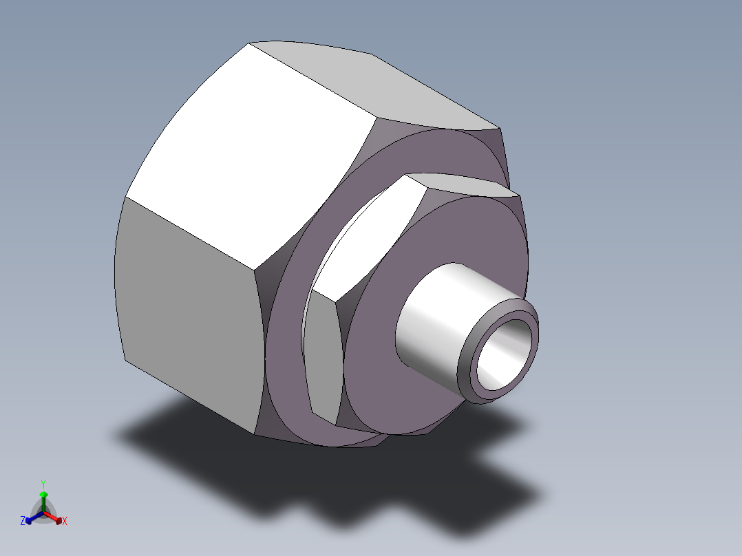 直通变径接头、2C-12-30主视图