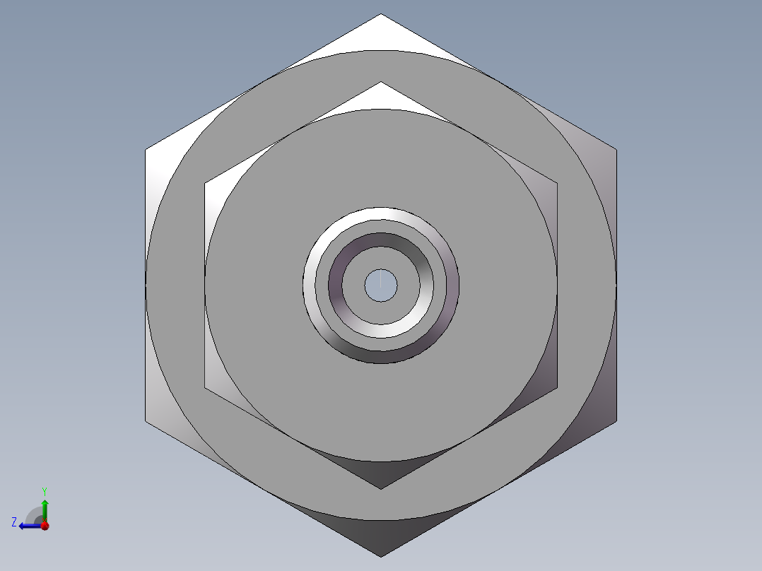 直通变径接头、2C-12-30右视图