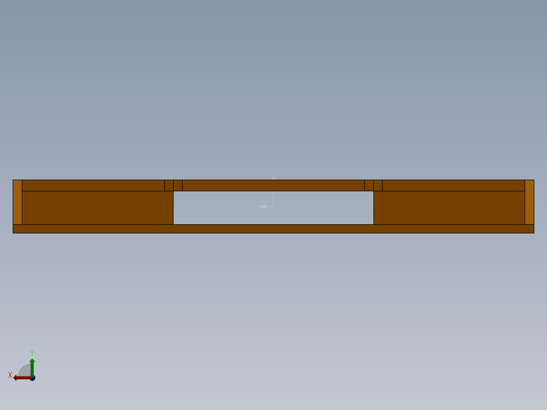 A4 文件袋后视图
