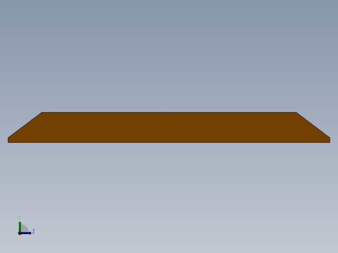 A4 文件袋左视图