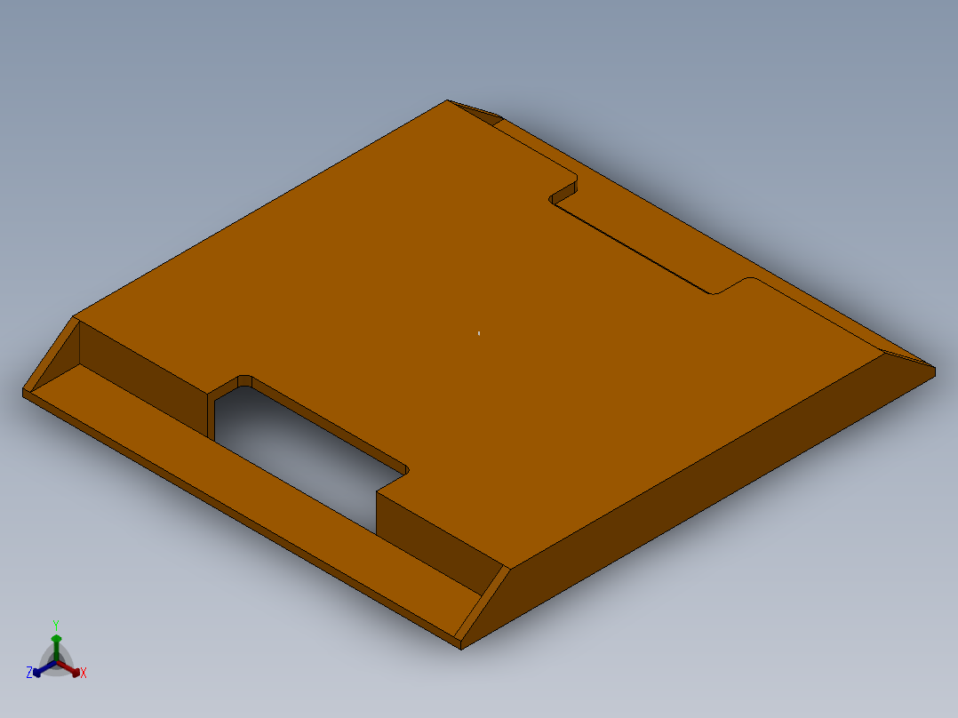 A4 文件袋正等轴测图