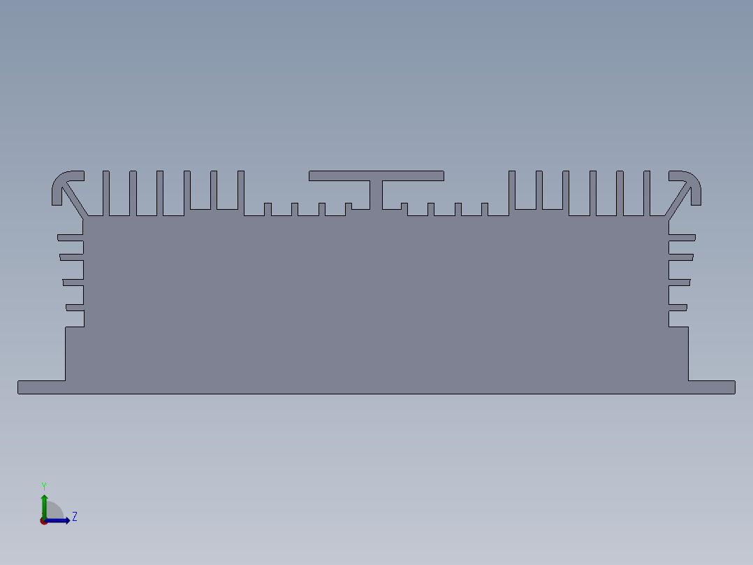 适配器 90V 至 48V左视图