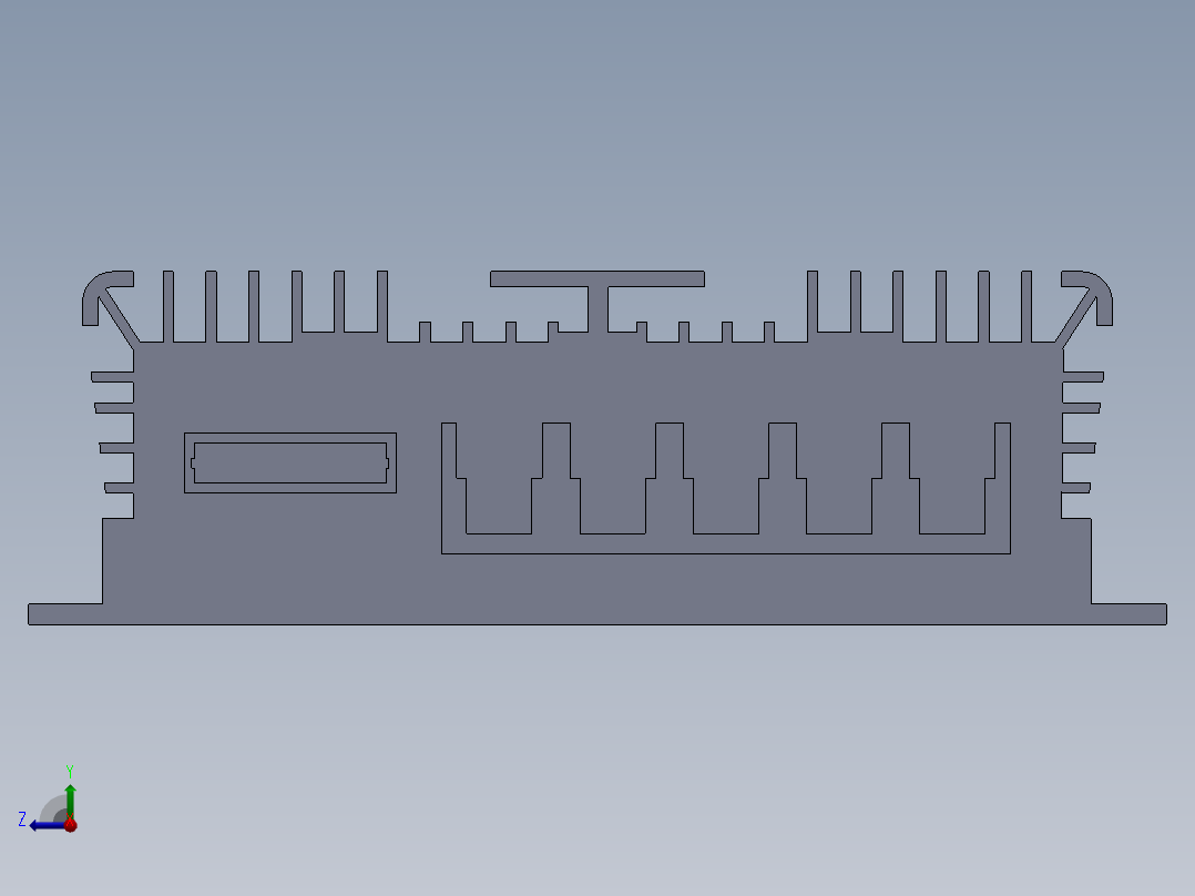 适配器 90V 至 48V右视图