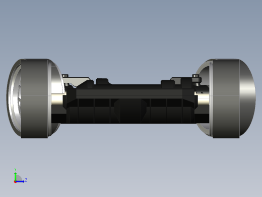 漂移模型车底盘左视缩略图