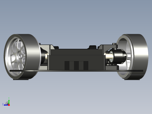 漂移模型车底盘右视缩略图