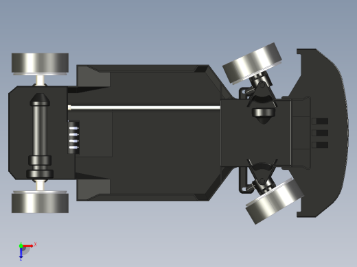 漂移模型车底盘俯视缩略图
