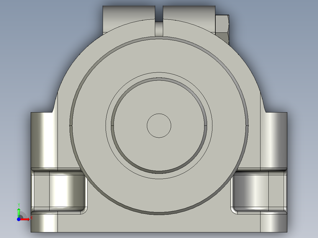 液压冲头前视图