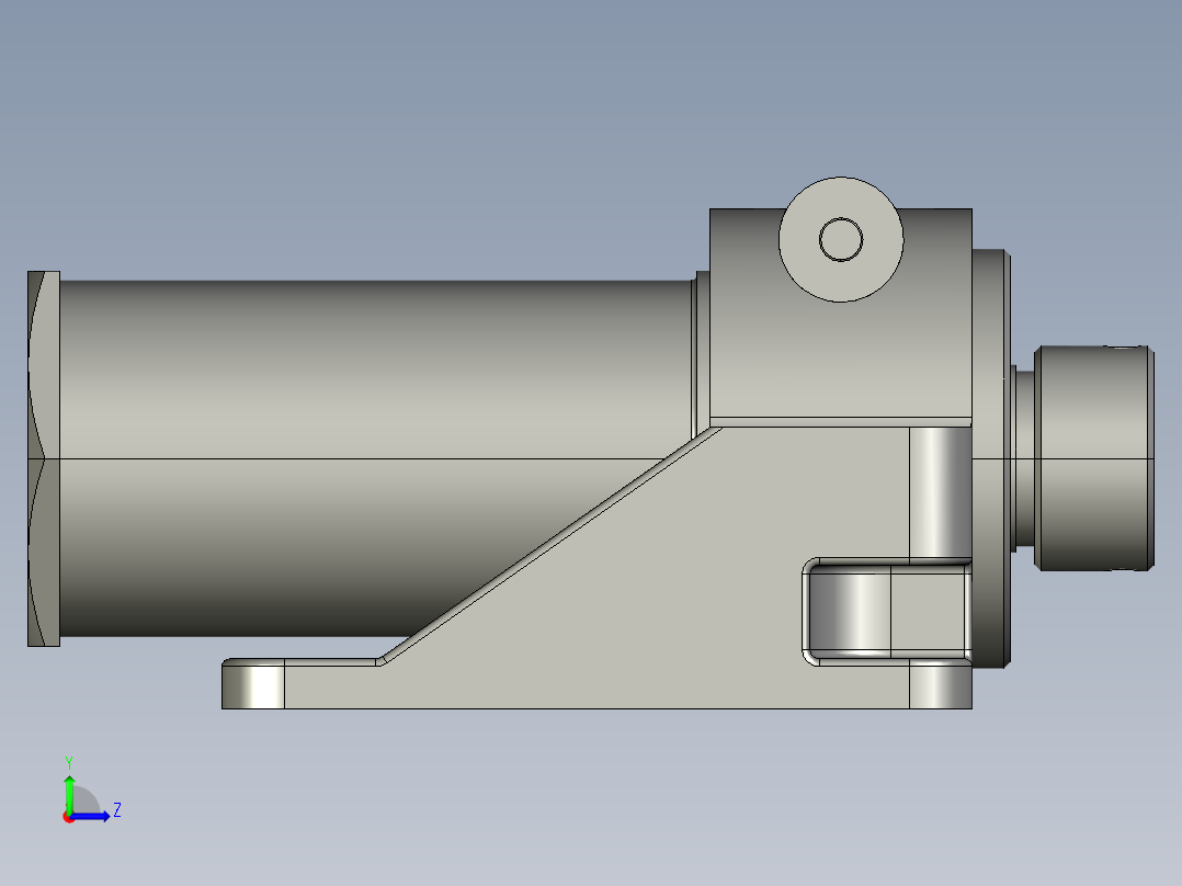 液压冲头左视图