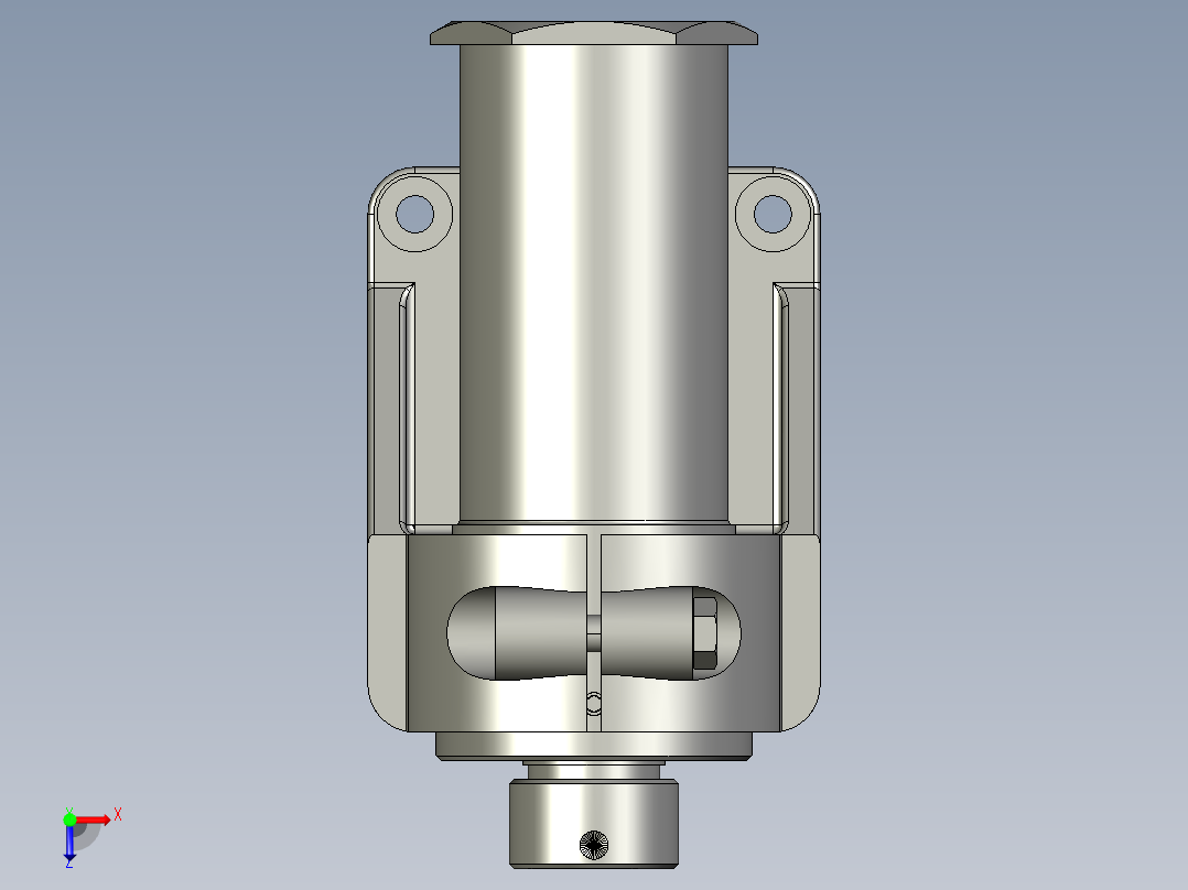 液压冲头俯视图