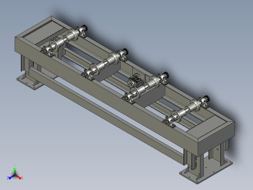 托辊流水生产线架体