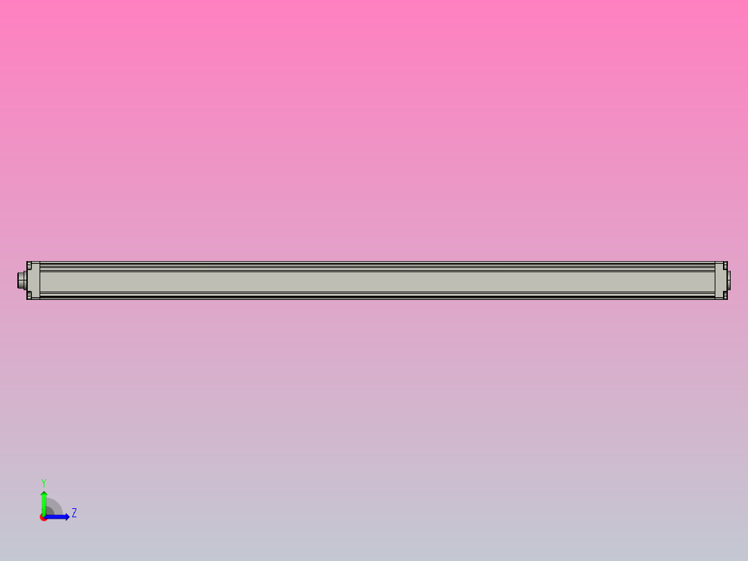 SDE5010安全光栅安全光幕光电保护装置左视图