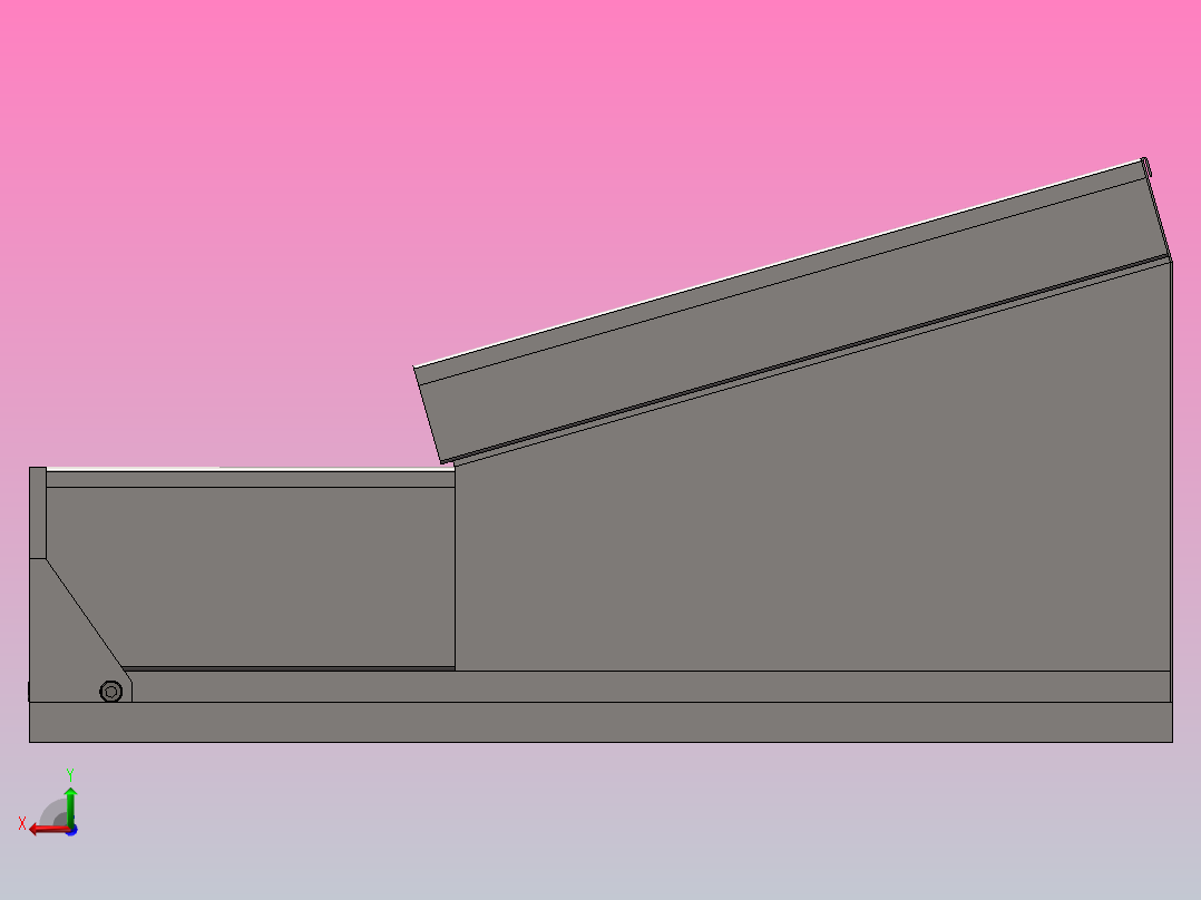 蔬菜切条机后视图