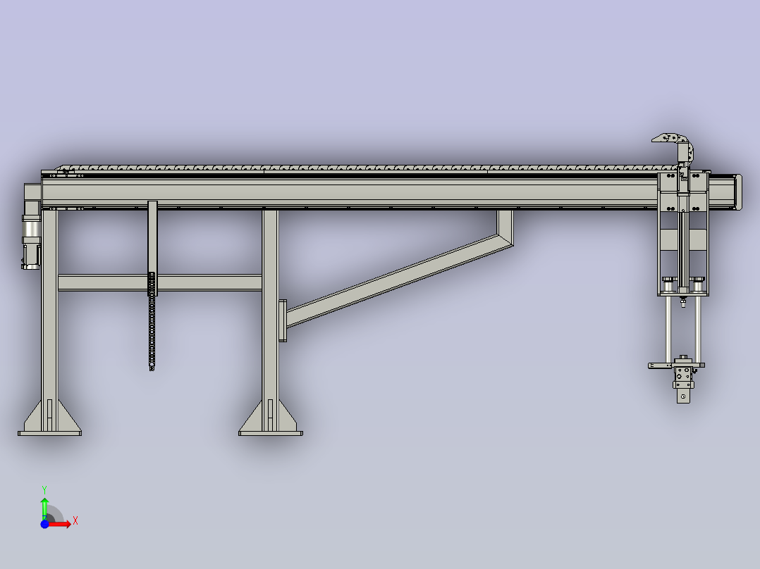 X轴搬运组件前视图