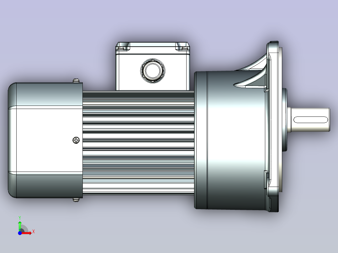 JSCC变频减速电机 f370v02-L前视图
