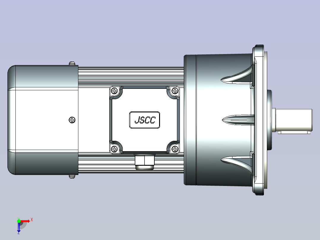 JSCC变频减速电机 f370v02-L俯视图