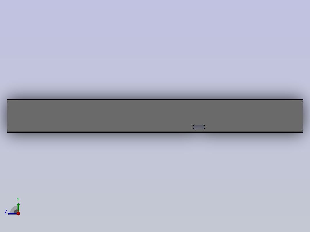 方通40×20×1．2x348(普通钢)右视图