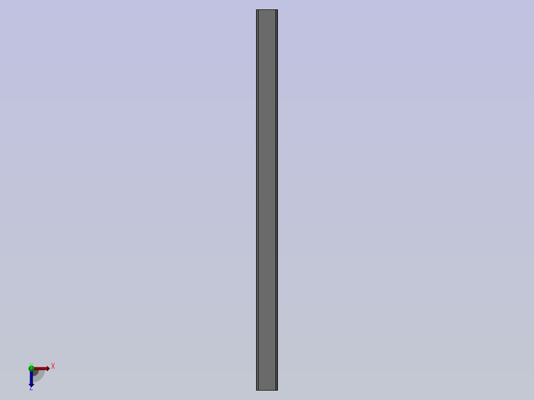 方通40×20×1．2x348(普通钢)俯视图
