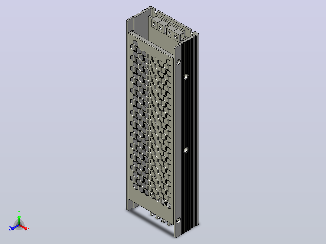 明伟电源HSP-200-3D主视图