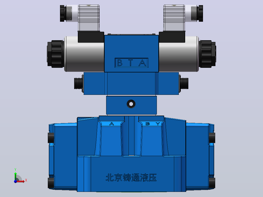 H-4WEH16-S-D1 电液换向阀前视图