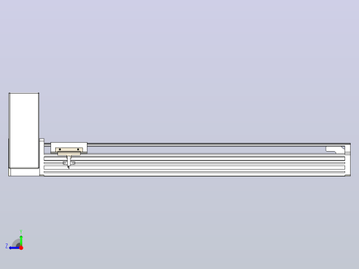 皮带直线轴半封闭可选导轨TPA-HNB-85S-90-L500-RU-C-P20-N3右视缩略图