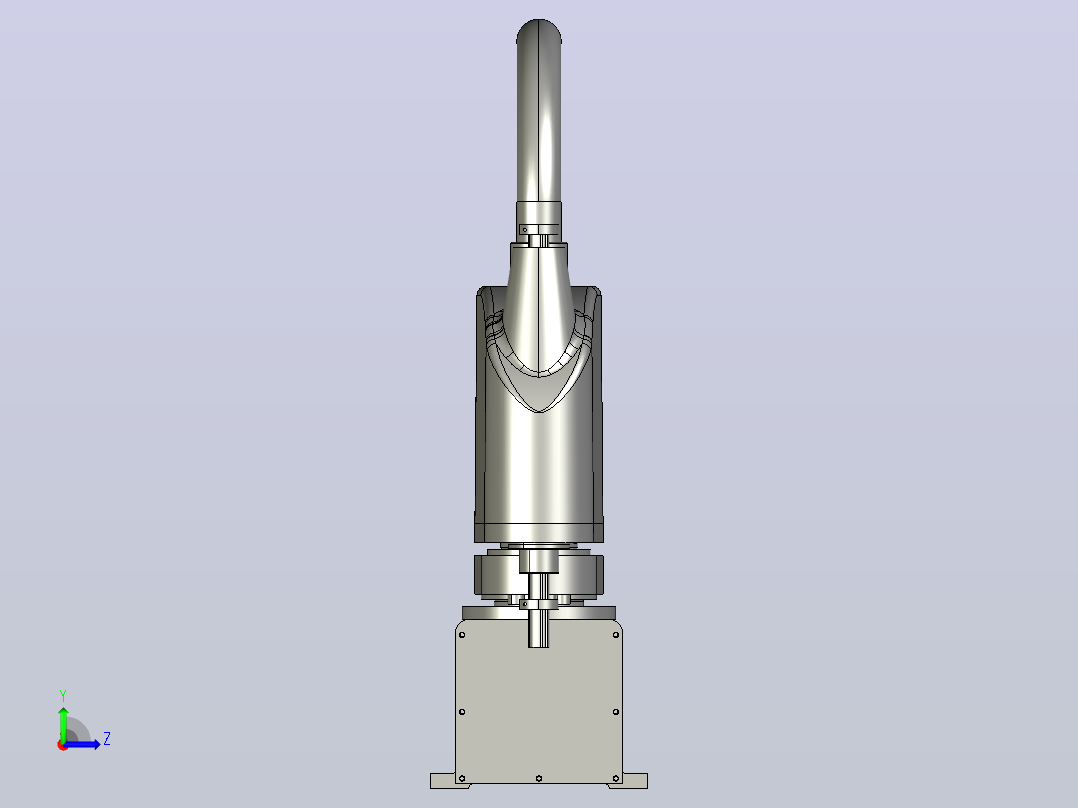 AR4215（400臂长）SCARA四轴机器人左视图