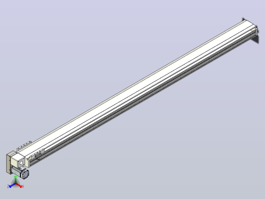 皮带直线轴半封闭可选导轨TPA-HNB-140D-120-L2000-LP-C-P40-N3