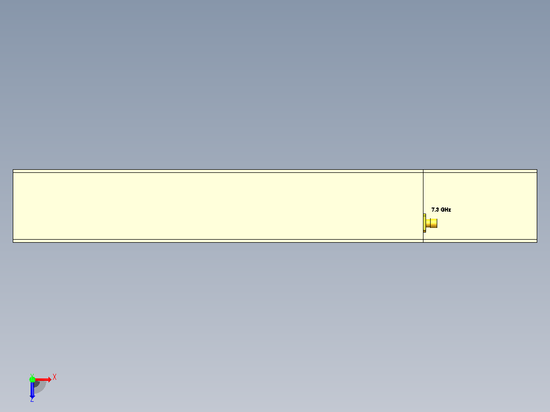 PCB盒，铝CNC俯视图