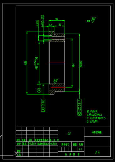 油缸设计（d=80,D1=106）（SW+CAD+说明书）缩略图