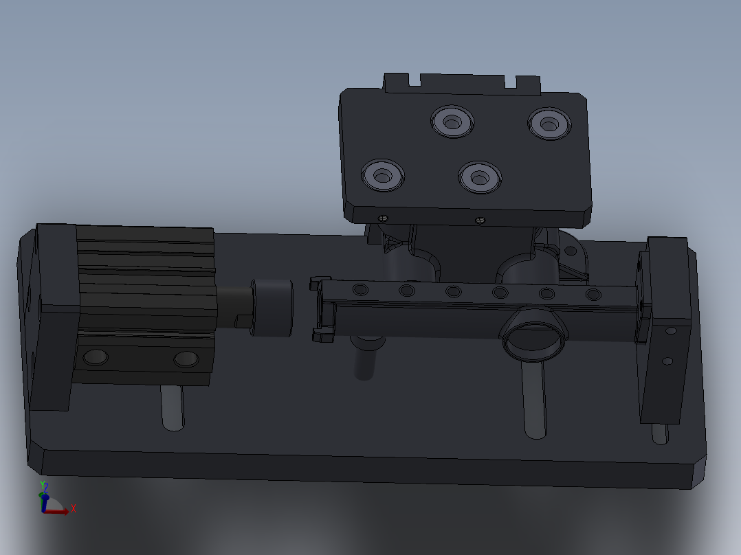 13GT68喷气管体钻攻夹具