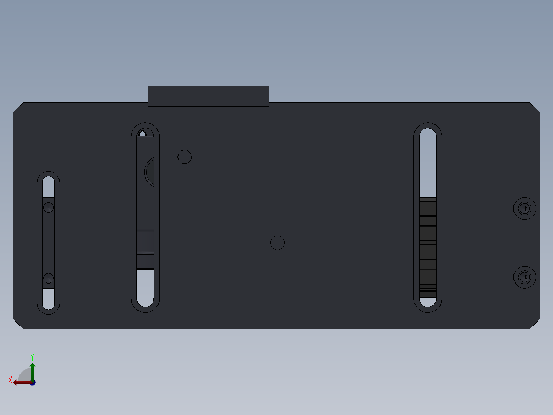 13GT68喷气管体钻攻夹具后视图