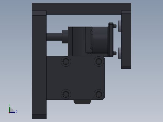 13GT68喷气管体钻攻夹具左视缩略图